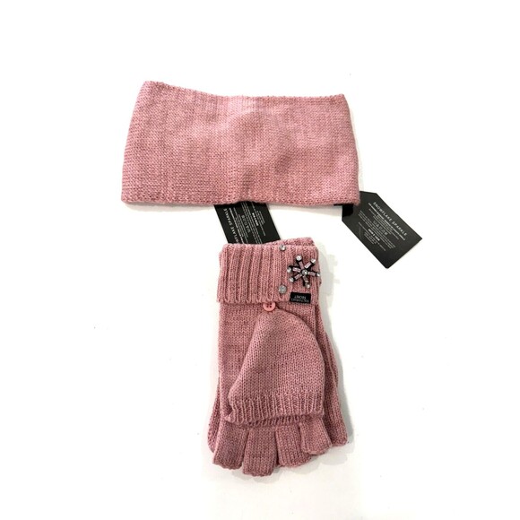 Victoria's Secret Winter Angel Collection Snowflake Sparkle Head Wrap + Gloves - Picture 7 of 7